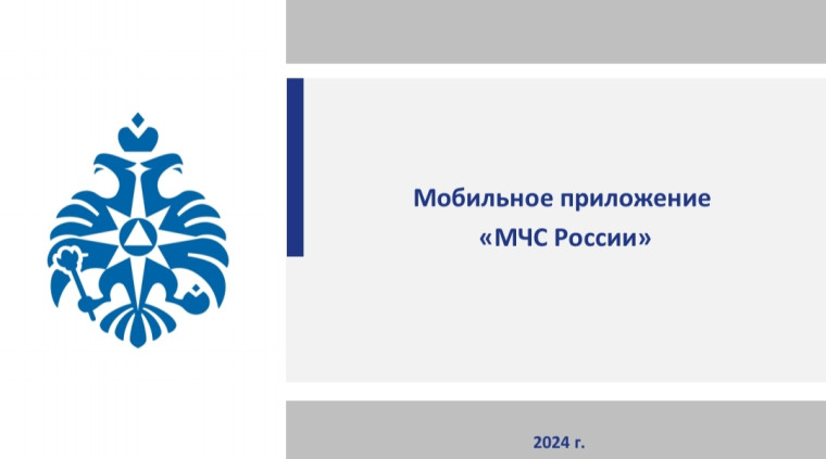Мобильное приложение "МЧС России".